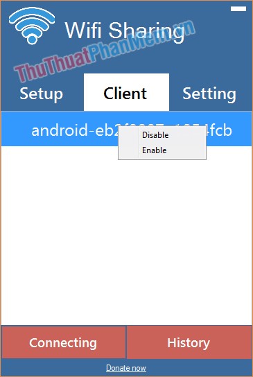 Broadcast wifi on Laptop with Wifi Sharing software Picture 5