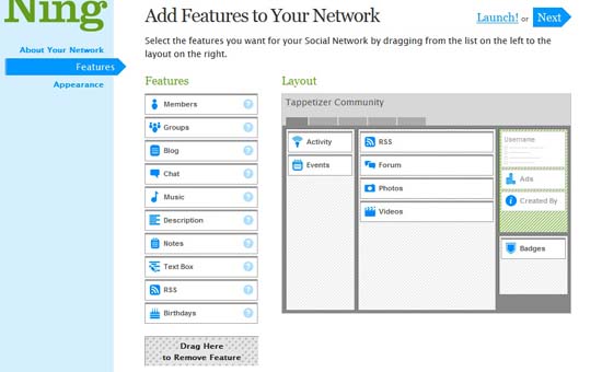 Build a social network with Ning Picture 1