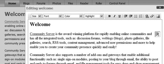 Build an online community with the Community Server Picture 4