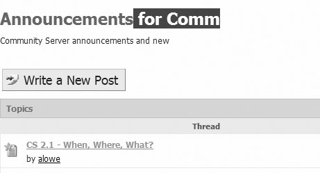 Build an online community with the Community Server Picture 5