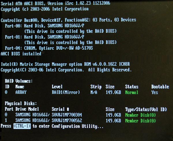 Building backup disk system (RAID) Picture 4
