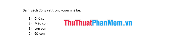 Bullets, Numbering in Word Picture 11