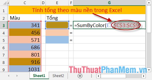 How To Calculate The Color Cell In Excel