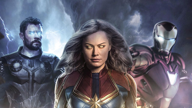 Captain Marvel wallpaper set of high resolution for computers Picture 8