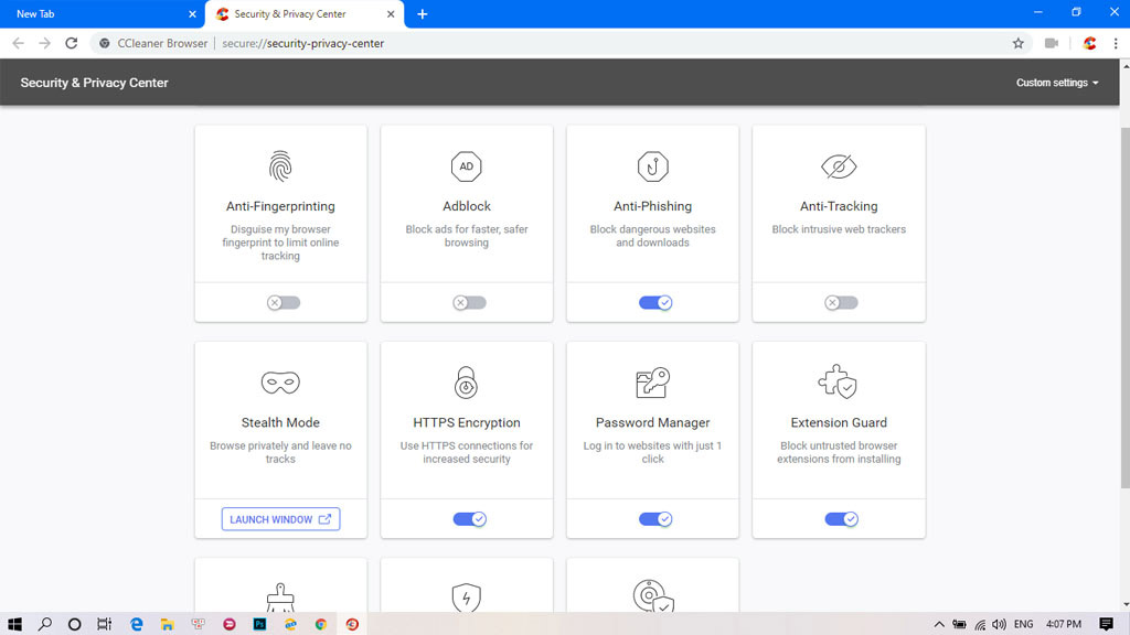 CCleaner launches a new Chromium browser, supports the installation of Chrome extension, and integrates an ad blocker Picture 2