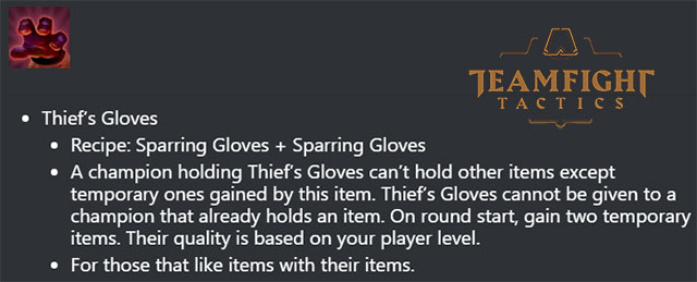 Champions will carry a good team if they have the Gloves of Thief in the Arena of Truth Picture 1