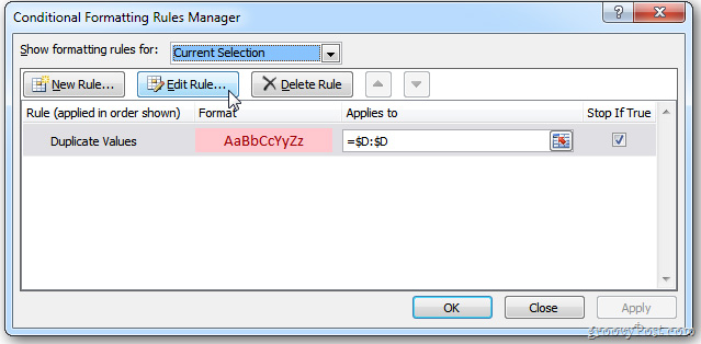Change color between different lines in Microsoft Excel Picture 9
