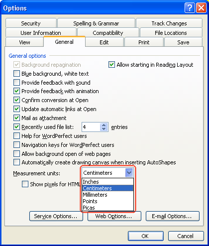 Change some options in MS Word Picture 5