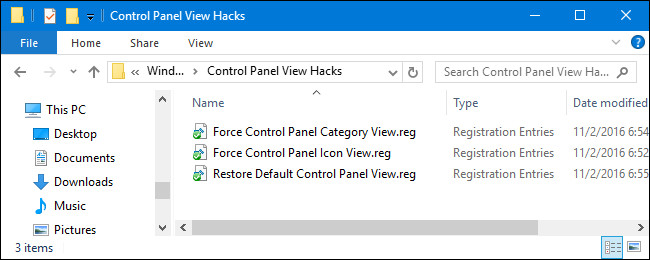 Change the default Control Panel view to a Windows computer Picture 6