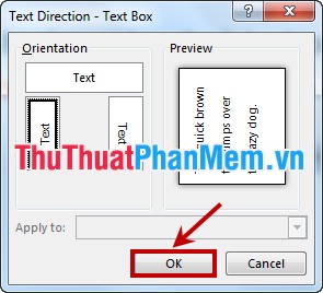 Change the direction of text in Word Picture 11