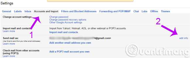 Change the display name when sending Gmail Picture 2