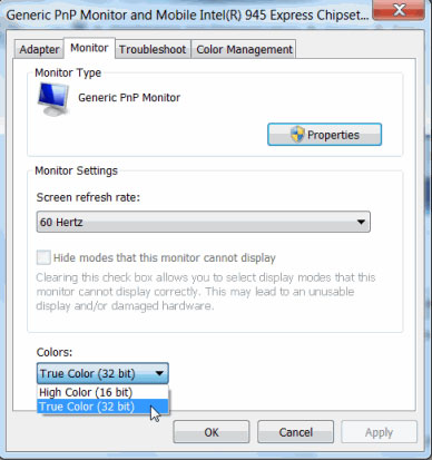Change the icon size and display settings in Windows 7 Picture 6