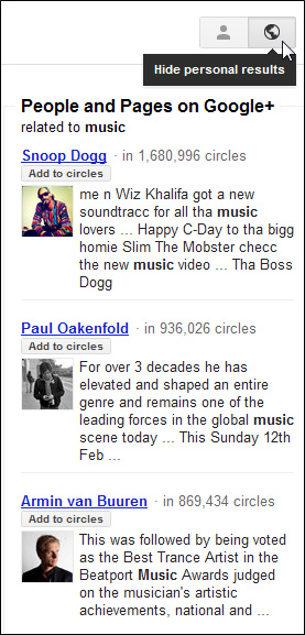 Change the integrated auto feature of Google+ Picture 2