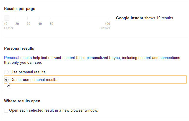Change the integrated auto feature of Google+ Picture 4