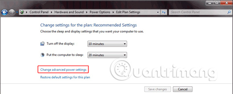 Change the Power button function on Windows 7 Picture 8