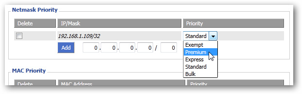 Change traffic traffic through priority mode with DD-WRT Picture 5