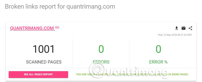 Check and detect broken links on any website Picture 3