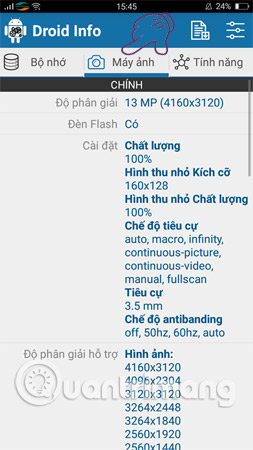 Check Android phone configuration Picture 10
