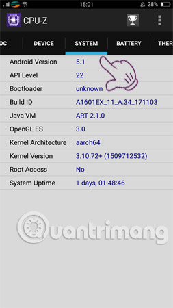 Check Android phone configuration Picture 7