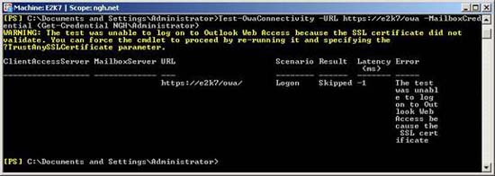 Check Exchange 2007 with PowerShell - Part 2 Picture 6