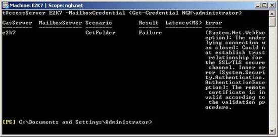 Check Exchange 2007 with PowerShell - Part 2 Picture 8