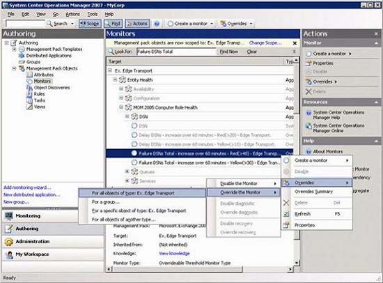 Check Exchange 2007 with System Center Operations Manager 2007 - Part 3 Picture 16