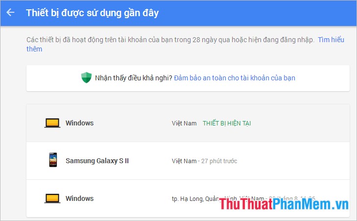 Check for unusual Gmail activity, check for signs of Gmail compromise Picture 2