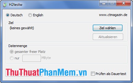 Check hard drive for errors with H2testw Picture 2