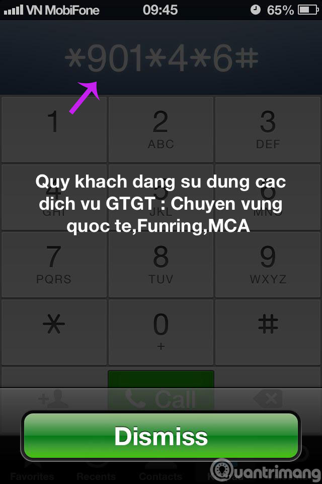 Picture 2 of Check how MobiFone service is registered?