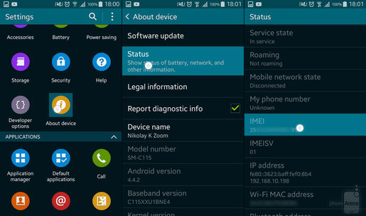 Check IMEI and check the origin of Android and iPhone phones Picture 4