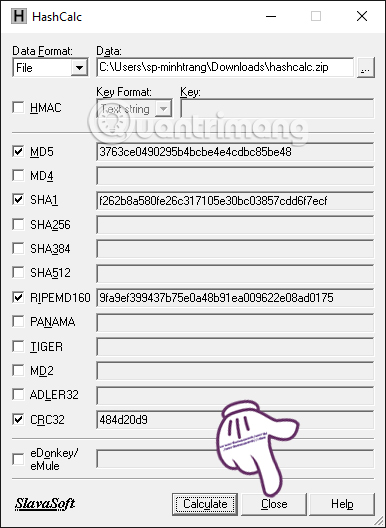 Check MD5 and SHA1 to check file integrity Picture 11