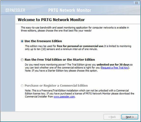 Check network performance with PRTG for free version Picture 3