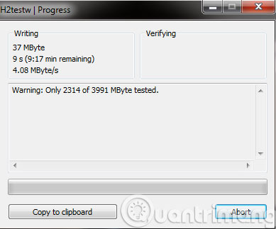 Check SD and USB memory card performance Picture 5