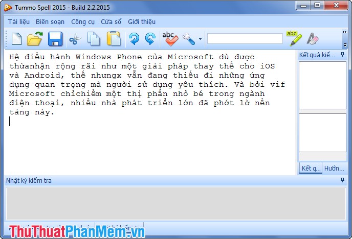 Check spelling by Tummo Spell software Picture 3