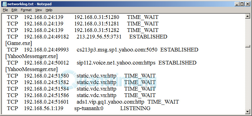 Check that the port port is open, the connection is being made in the system Picture 5