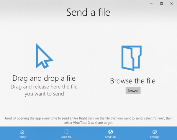 Check the safety of files from Windows 10 desktop easily with VirusTotal X Picture 4
