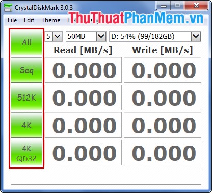 Check the speed of reading, writing hard drive, USB Picture 5