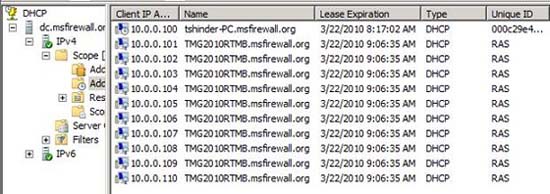 Check the TMG 2010 virtual private network server - Part 1: Overview of VPN configuration Picture 7