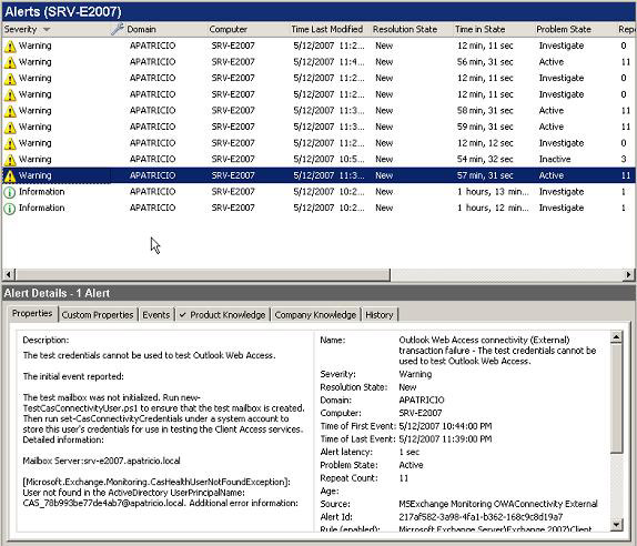 Checking Exchange Server 2007 with MOM 2005 (Part 1) Picture 13