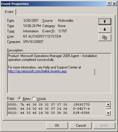 Checking Exchange Server 2007 with MOM 2005 (Part 1) Picture 9