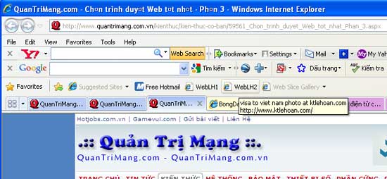 Choose the best Web browser - Part 3 Picture 4