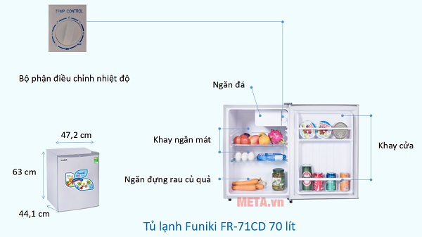 Choose to buy a mini fridge by size Picture 3