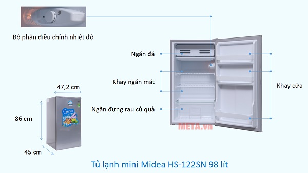 Choose to buy a mini fridge by size Picture 7