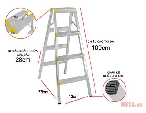 Choose to buy safe, cheap aluminum ladders Picture 5