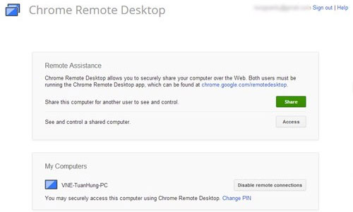 Chrome browser adds a remote control feature Picture 1