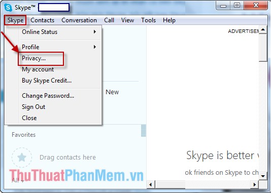 Clear Skype chat history on computer Picture 1