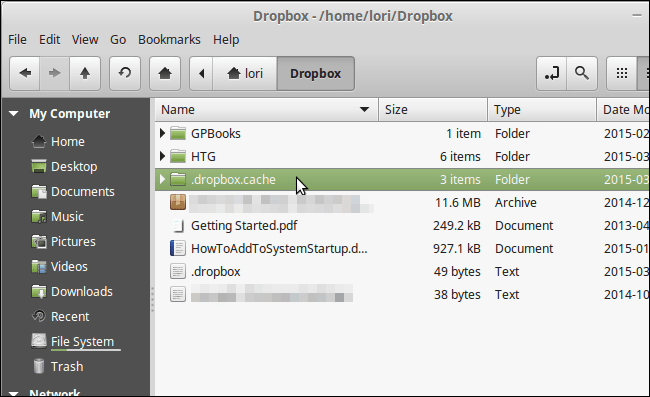 Clear the Dropbox cache Windows and Linux to free up memory space Picture 20
