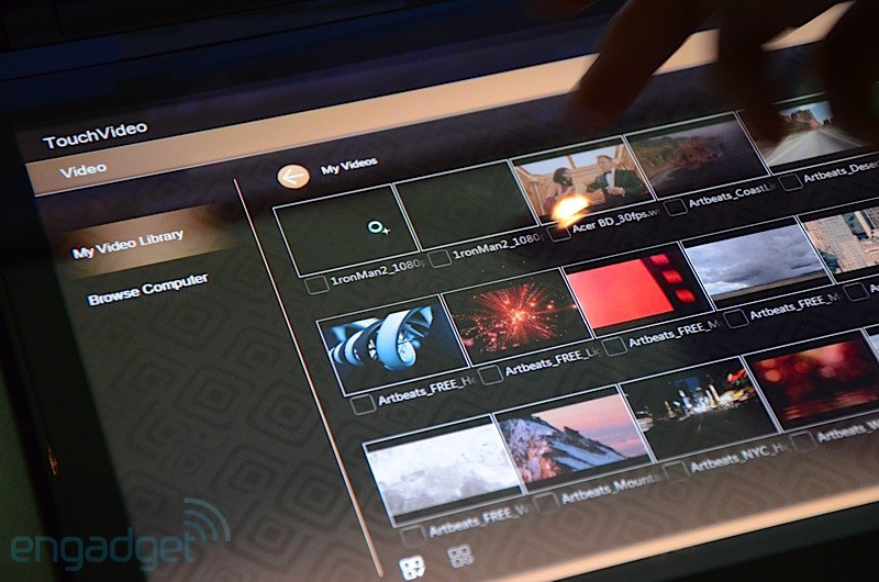 Close up of Acer Iconia two-screen laptop Picture 14