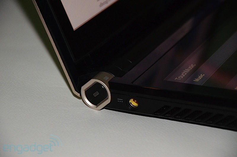 Close up of Acer Iconia two-screen laptop Picture 21