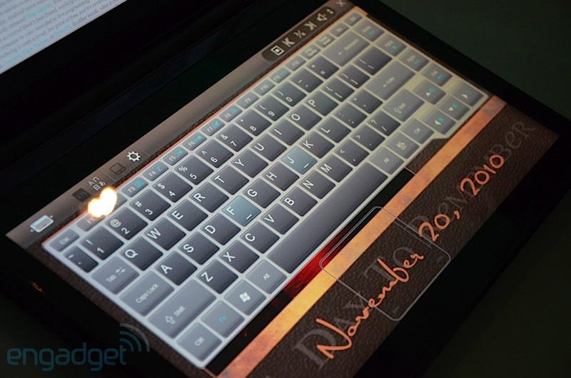 Close up of Acer Iconia two-screen laptop Picture 29